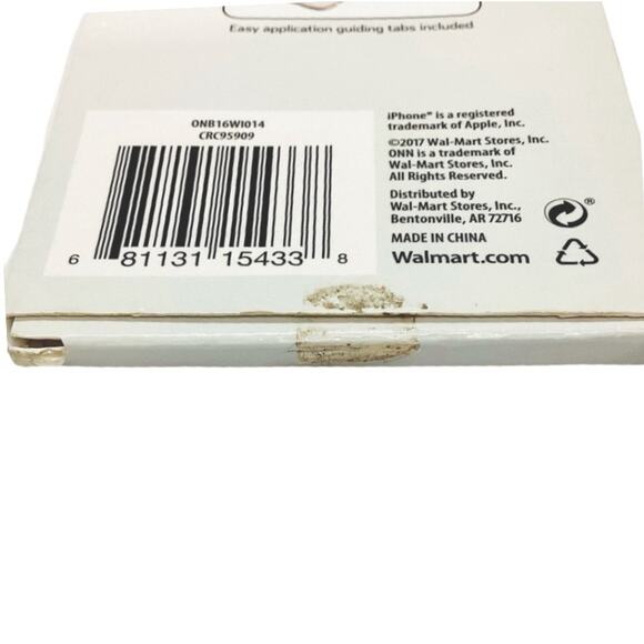 Onn Glitter Glass Screen Protector For iPhone 7 Plus 8 Plus - Picture 4 of 5